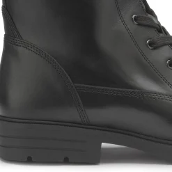 Stiefeletten|Gabor Schnürboot in Übergrößen Schwarz