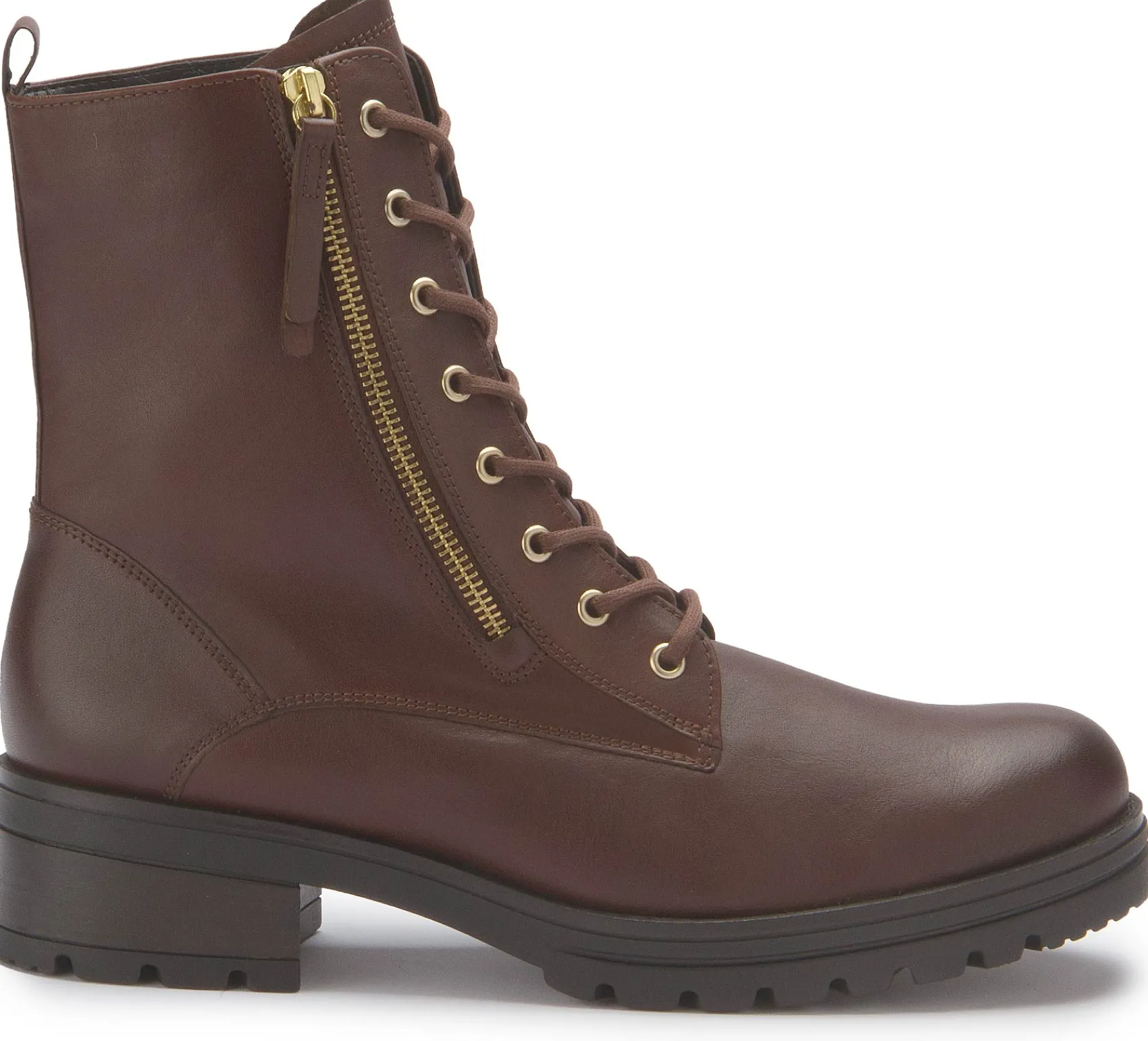 Stiefeletten|Gabor Schnürboot in Übergrößen Braun