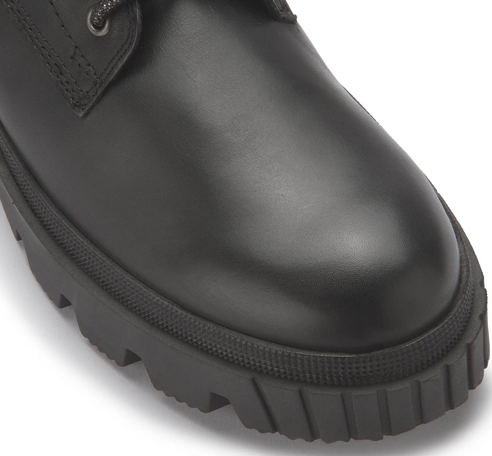 Stiefeletten|Boots|Gabor Schnürboot in Übergrößen Schwarz