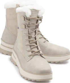 Stiefeletten|Boots|Remonte Schnürboot in Übergrößen