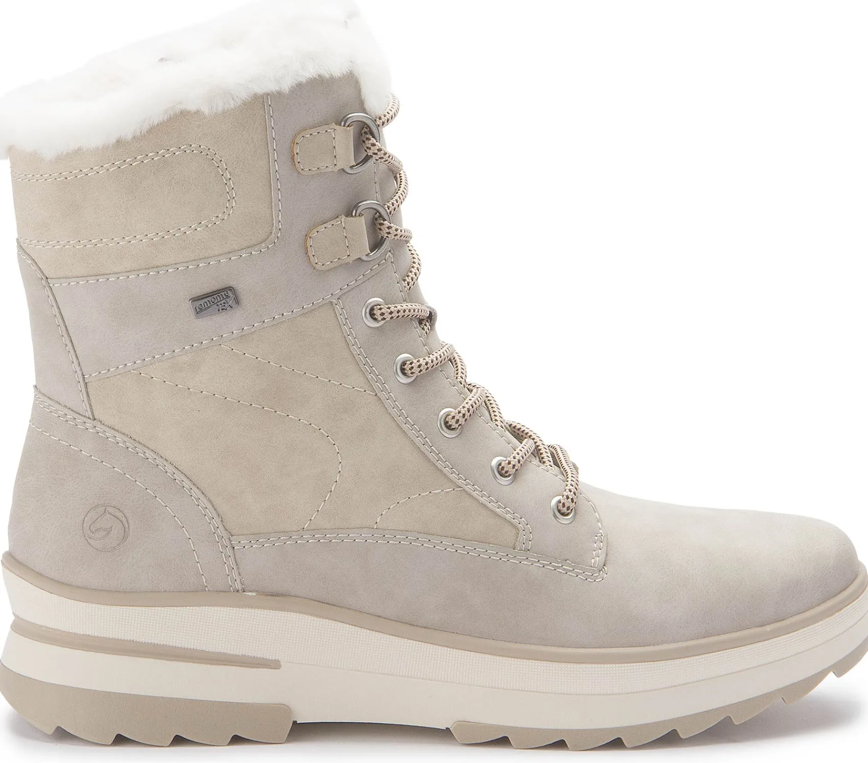 Stiefeletten|Boots|Remonte Schnürboot in Übergrößen