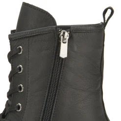 Stiefeletten|Horsch Schuhe Schnürboot in Übergrößen Schwarz