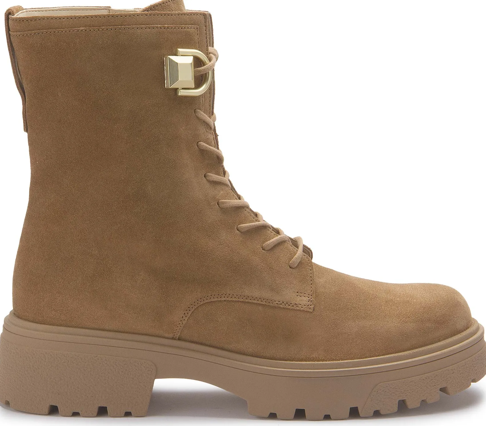 Stiefeletten|Boots|Gabor Schnürboot in Übergrößen Braun