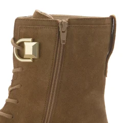 Stiefeletten|Boots|Gabor Schnürboot in Übergrößen Braun