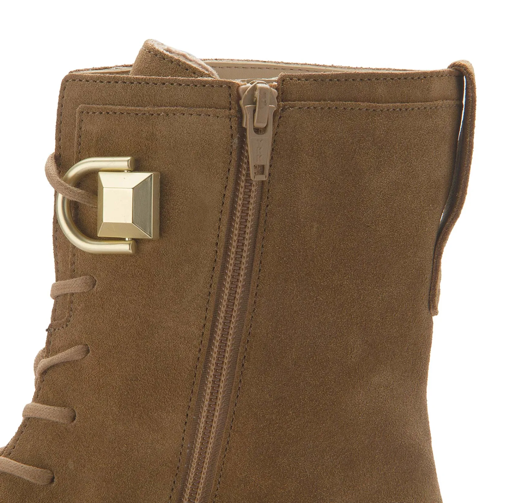 Stiefeletten|Boots|Gabor Schnürboot in Übergrößen Braun