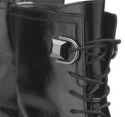 Stiefeletten|Gabor Schnürboot in Übergrößen Schwarz