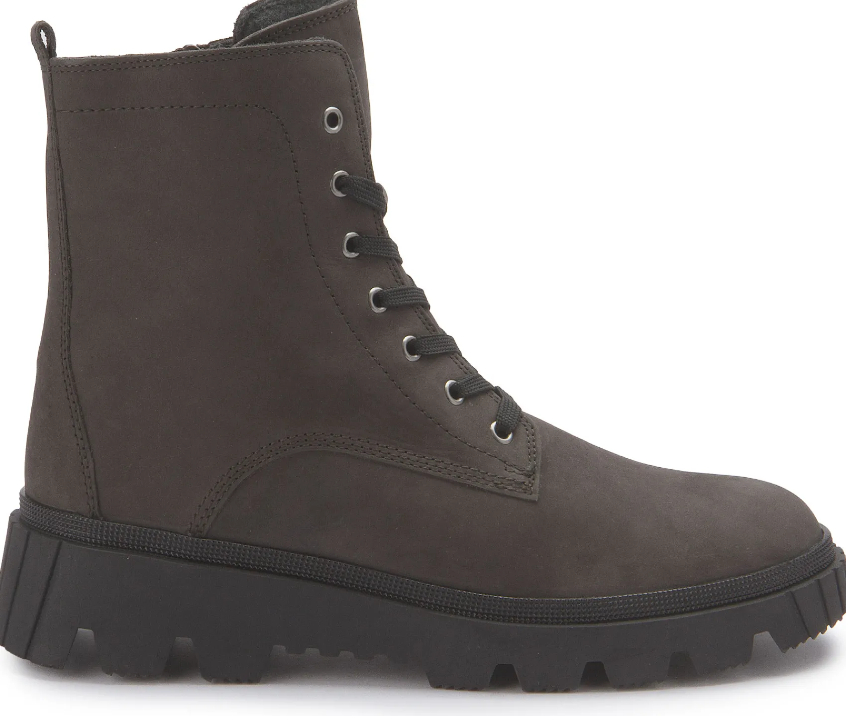 Stiefeletten|Gabor Schnürboot in Übergrößen Grau