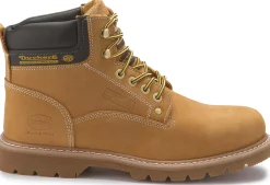 Stiefeletten|Boots|Dockers Schnürboot in Übergrößen Braun