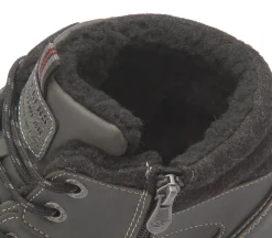Stiefeletten|Schnürschuhe|Dockers Schnürboot in Übergrößen Schwarz