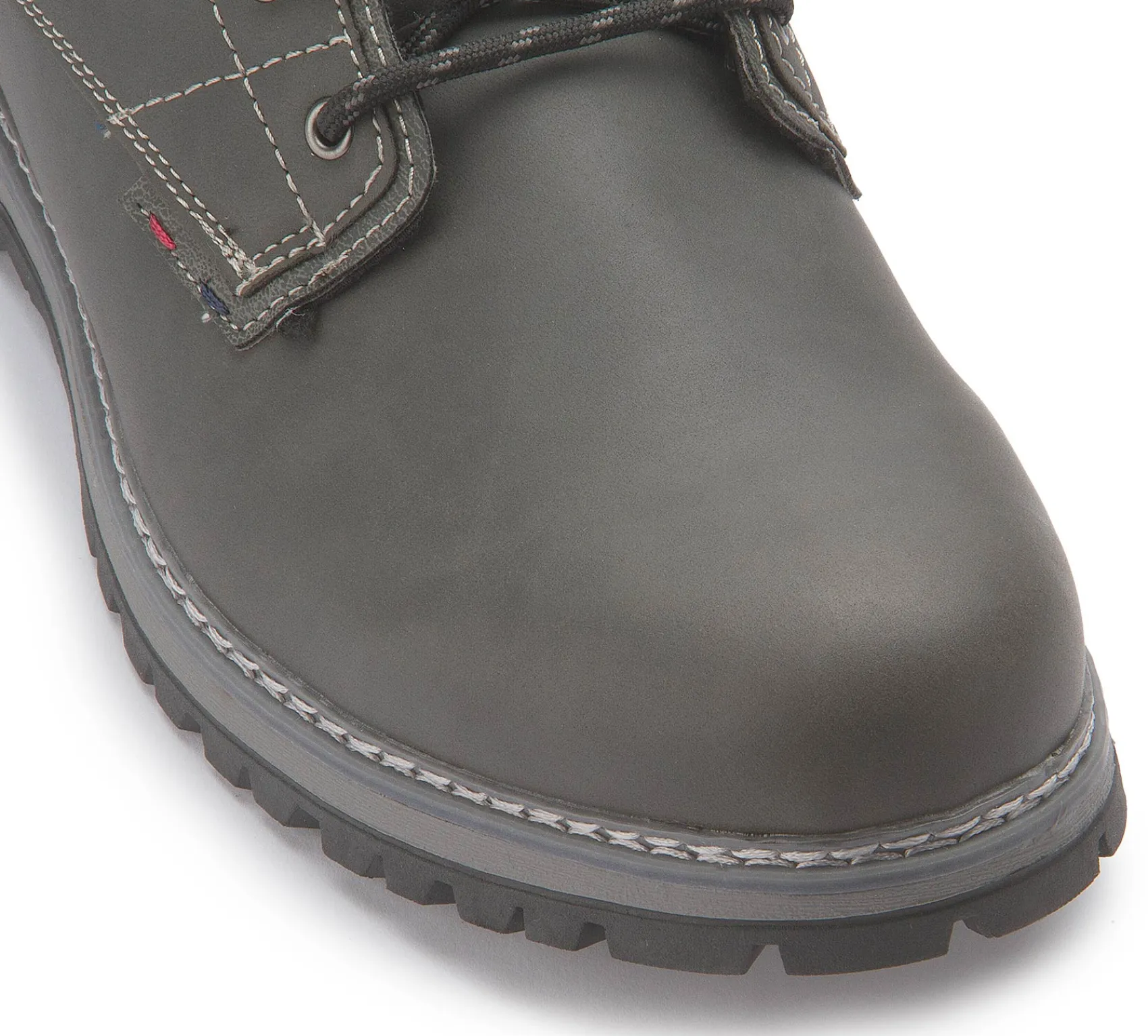 Stiefeletten|Schnürschuhe|Dockers Schnürboot in Übergrößen Schwarz
