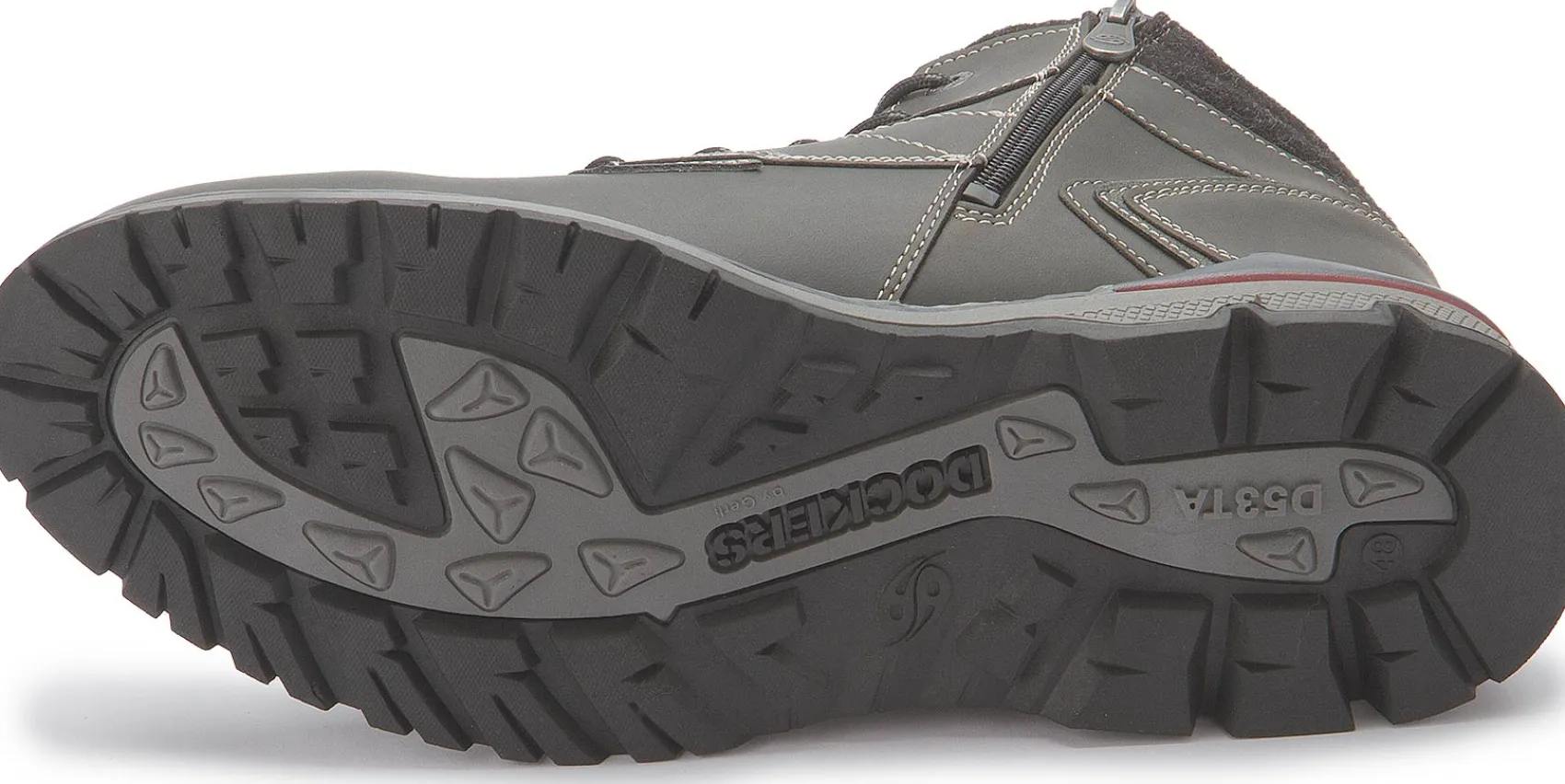 Stiefeletten|Schnürschuhe|Dockers Schnürboot in Übergrößen Schwarz