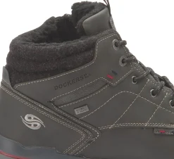 Stiefeletten|Schnürschuhe|Dockers Schnürboot in Übergrößen Schwarz