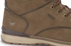 Stiefeletten|Schnürschuhe|Mustang Herren Schnürboot in Übergrößen Braun