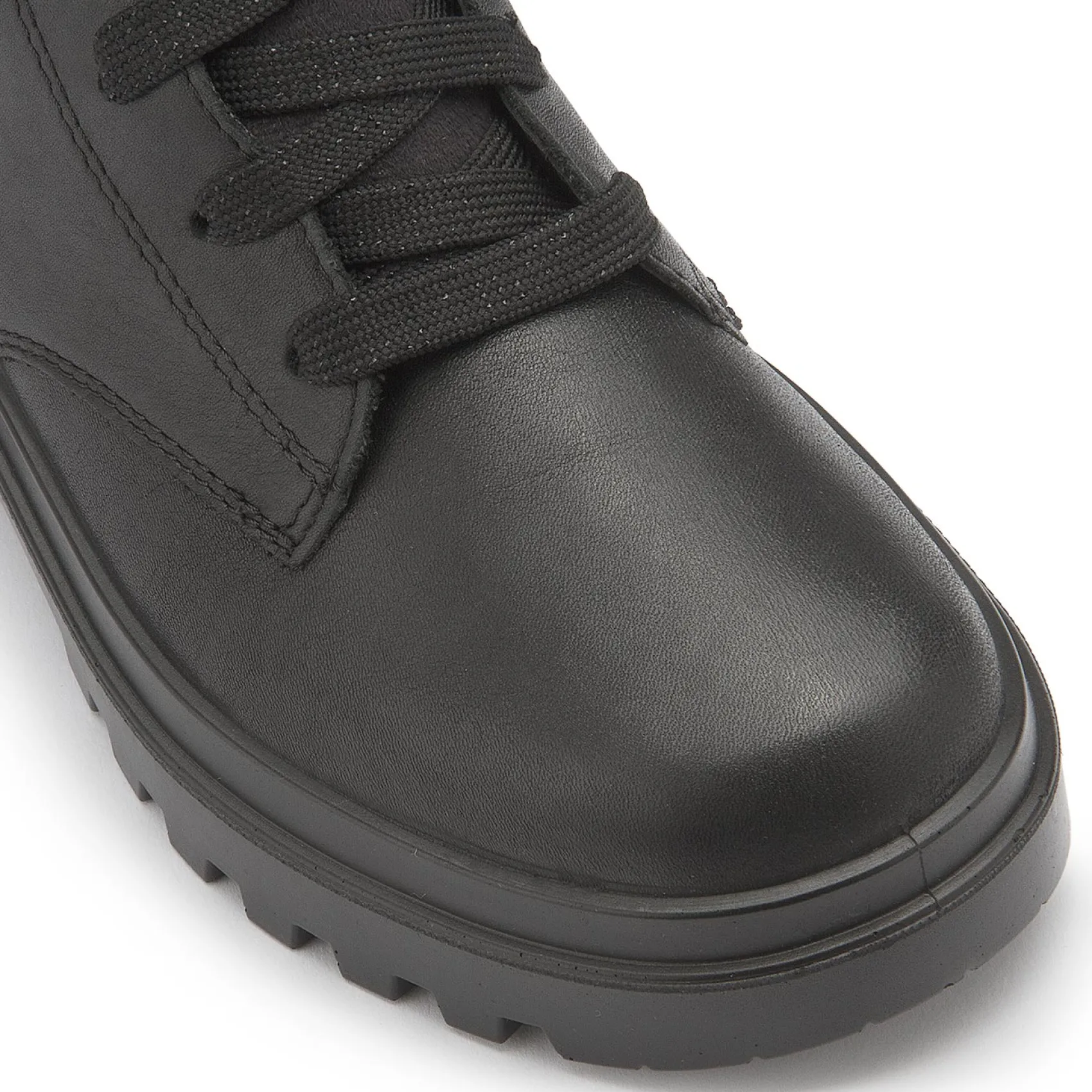 Stiefeletten|Superfit Schnürboot in Untergrößen Schwarz