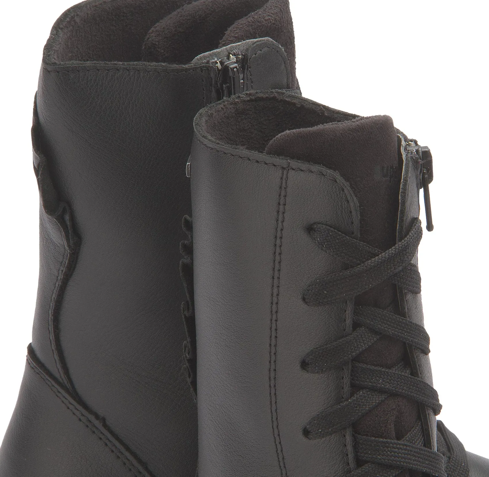 Stiefeletten|Superfit Schnürboot in Untergrößen Schwarz