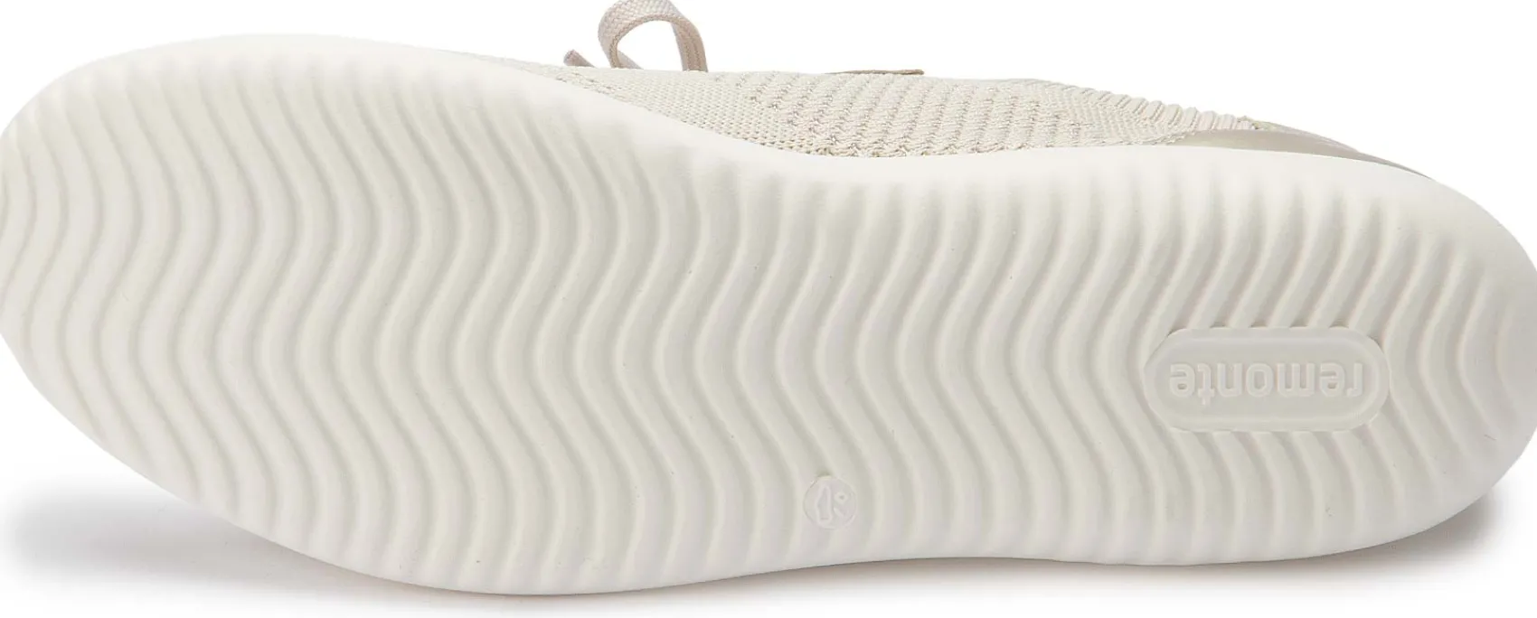 Schnürschuhe|Sneaker|Remonte Schnürschuh in Übergrößen Beige