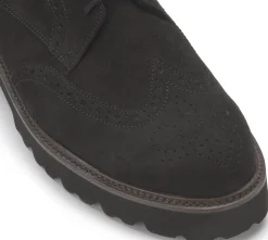 Schnürschuhe|Gabor Schnürschuh in Übergrößen Braun