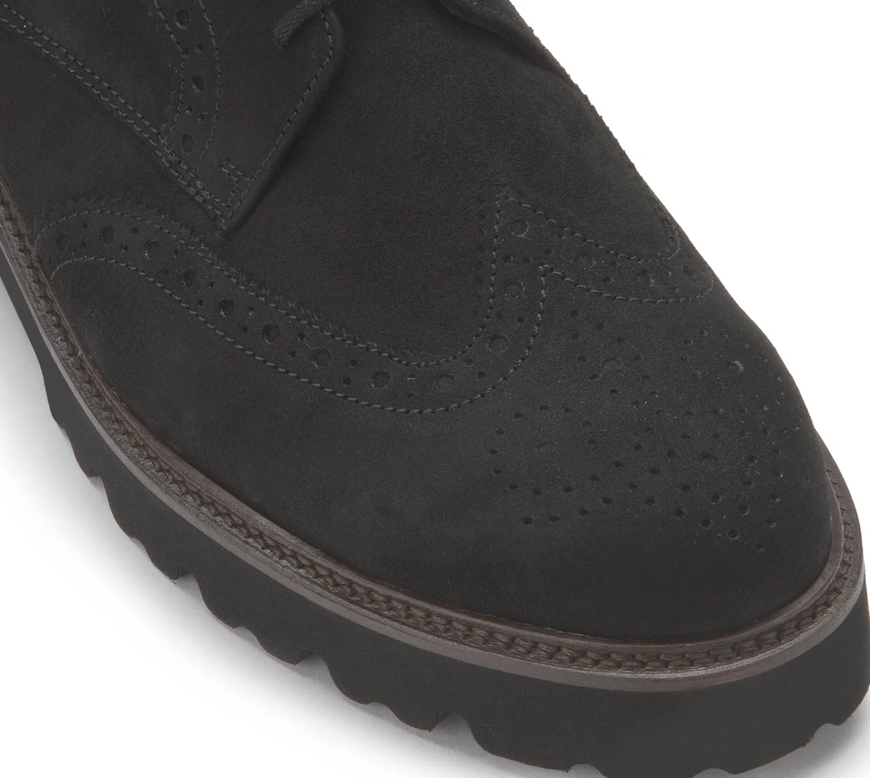 Schnürschuhe|Gabor Schnürschuh in Übergrößen Braun