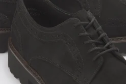 Schnürschuhe|Gabor Schnürschuh in Übergrößen Braun
