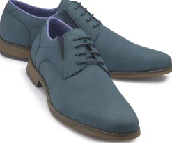 Business-Schuhe|Schnürschuhe|Fitters Herren Schnürschuh in Übergrößen Blau