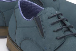 Business-Schuhe|Schnürschuhe|Fitters Herren Schnürschuh in Übergrößen Blau
