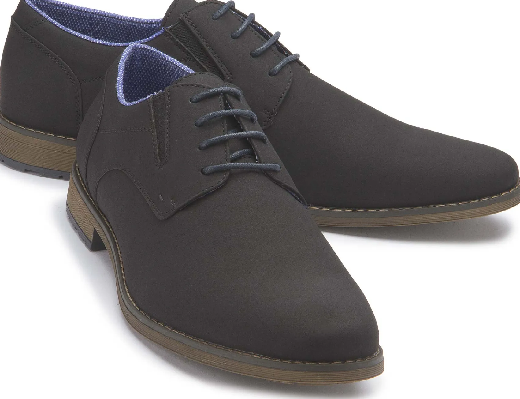 Schnürschuhe|Business-Schuhe|Fitters Herren Schnürschuh in Übergrößen Schwarz