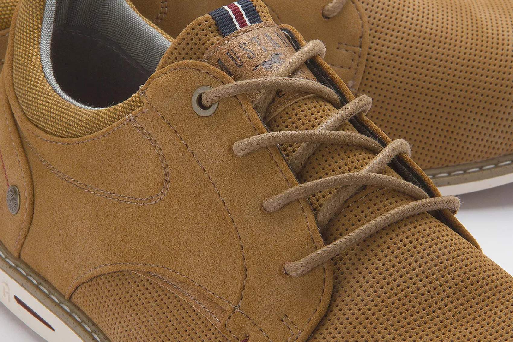 Schnürschuhe|Mustang Herren Schnürschuh in Übergrößen