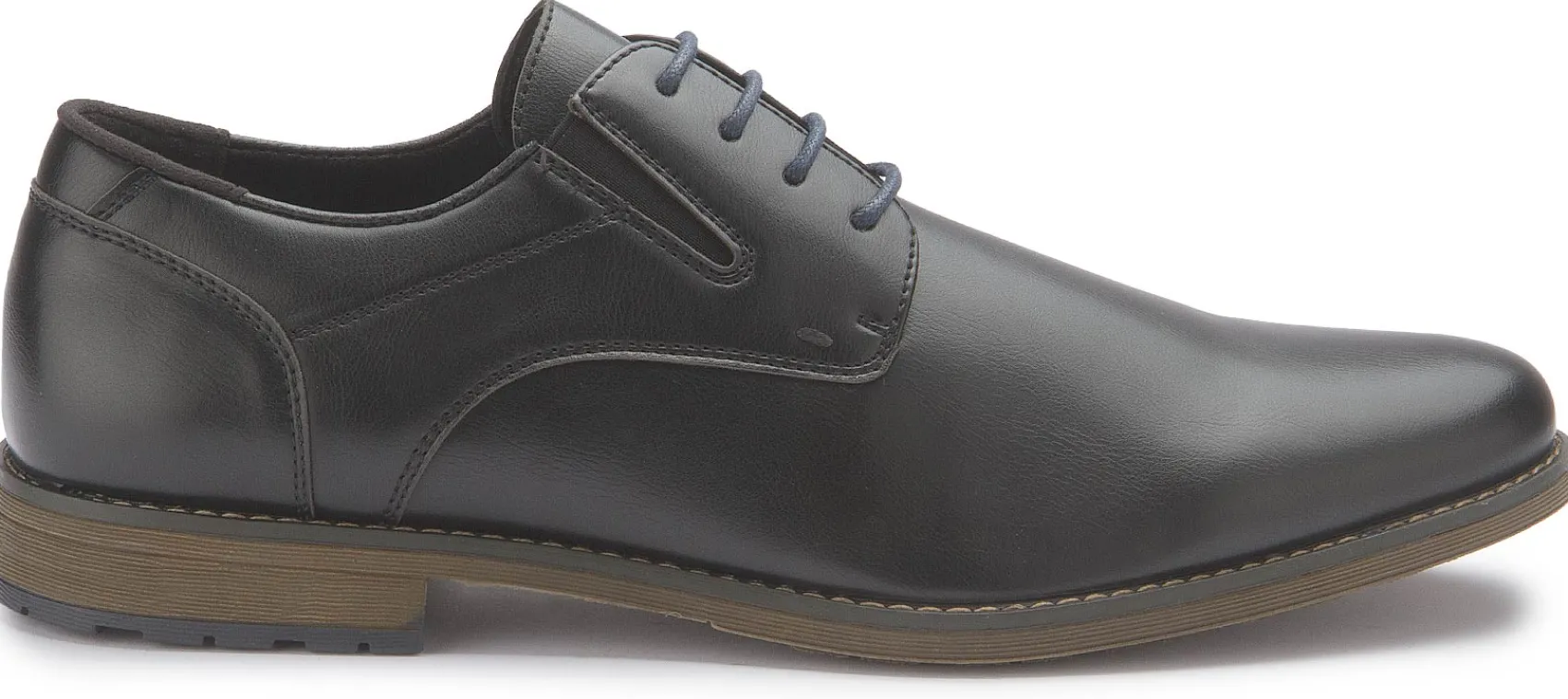 Schnürschuhe|Business-Schuhe|Fitters Herren Schnürschuh in Übergrößen Schwarz