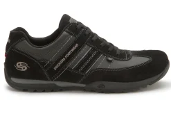 Schnürschuhe|Dockers Schnürschuh in Übergrößen Schwarz