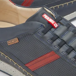 Schnürschuhe|Pikolinos Schnürschuh in Übergrößen Blau