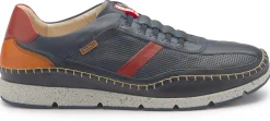 Schnürschuhe|Pikolinos Schnürschuh in Übergrößen Blau