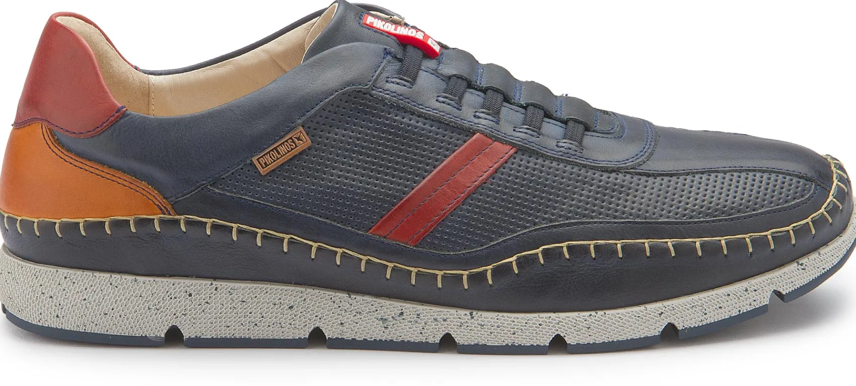 Schnürschuhe|Pikolinos Schnürschuh in Übergrößen Blau