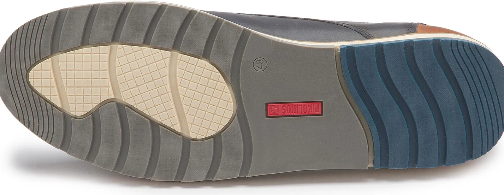 Schnürschuhe|Pikolinos Schnürschuh in Übergrößen Blau