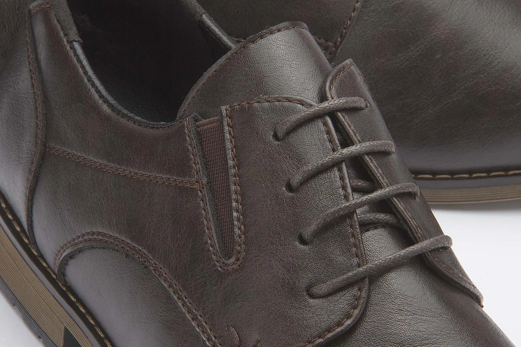 Schnürschuhe|Business-Schuhe|Fitters Herren Schnürschuh in Übergrößen Braun