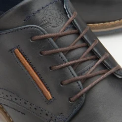 Schnürschuhe|Business-Schuhe|Bulboxer Schnürschuh in Übergrößen Blau