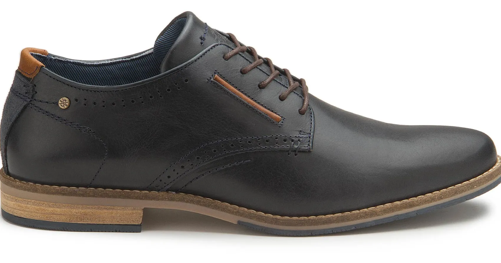Schnürschuhe|Business-Schuhe|Bulboxer Schnürschuh in Übergrößen Blau