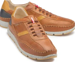 Schnürschuhe|Pikolinos Schnürschuh in Übergrößen Braun