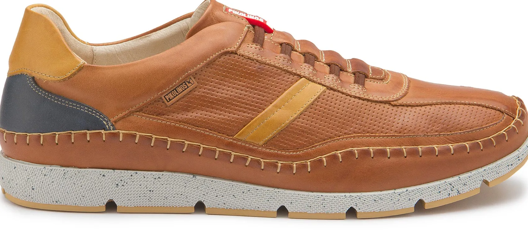 Schnürschuhe|Pikolinos Schnürschuh in Übergrößen Braun