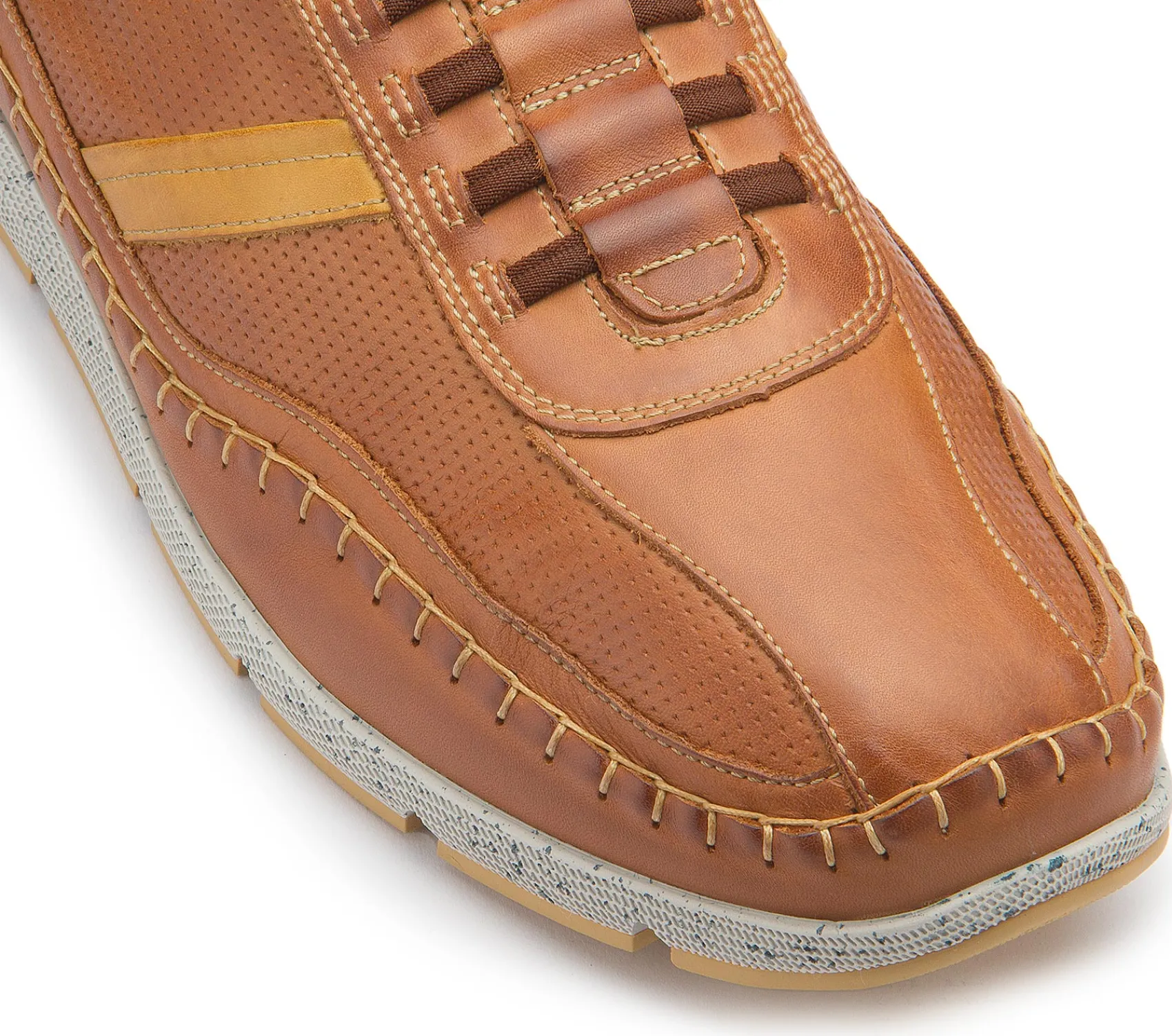 Schnürschuhe|Pikolinos Schnürschuh in Übergrößen Braun