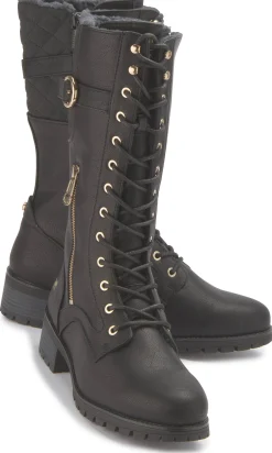 Stiefel|Mustang Damen Schnürstiefel in Übergrößen