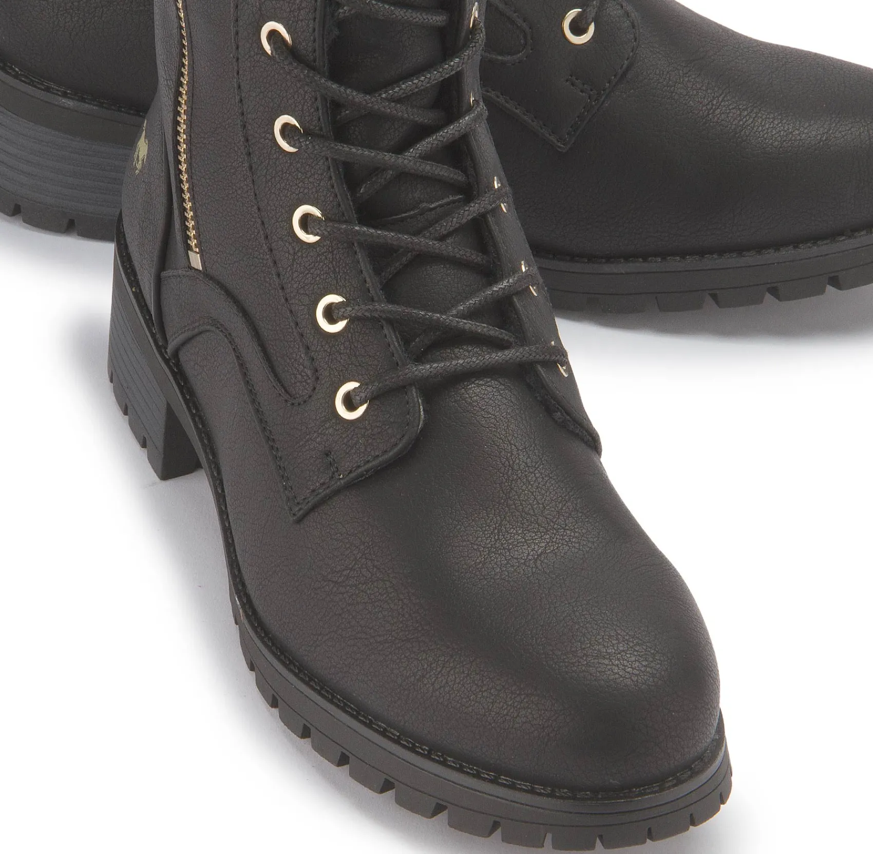 Stiefel|Mustang Damen Schnürstiefel in Übergrößen
