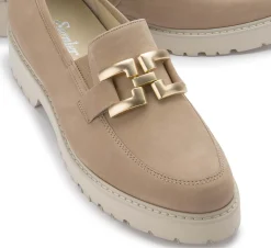 Slipper|semler Loafer in Übergrößen Beige