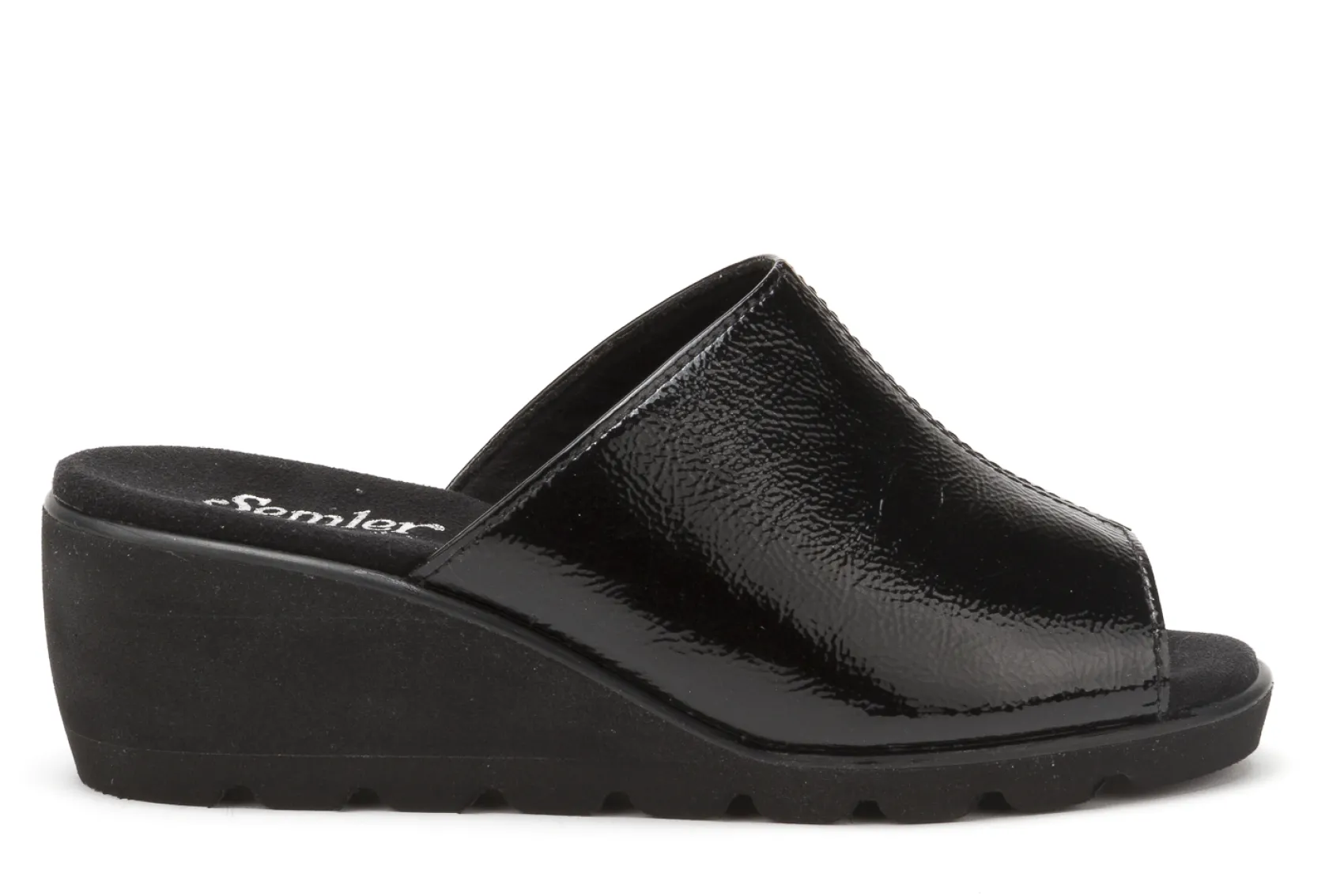 Pantoletten|semler Pantolette in Untergrößen Schwarz