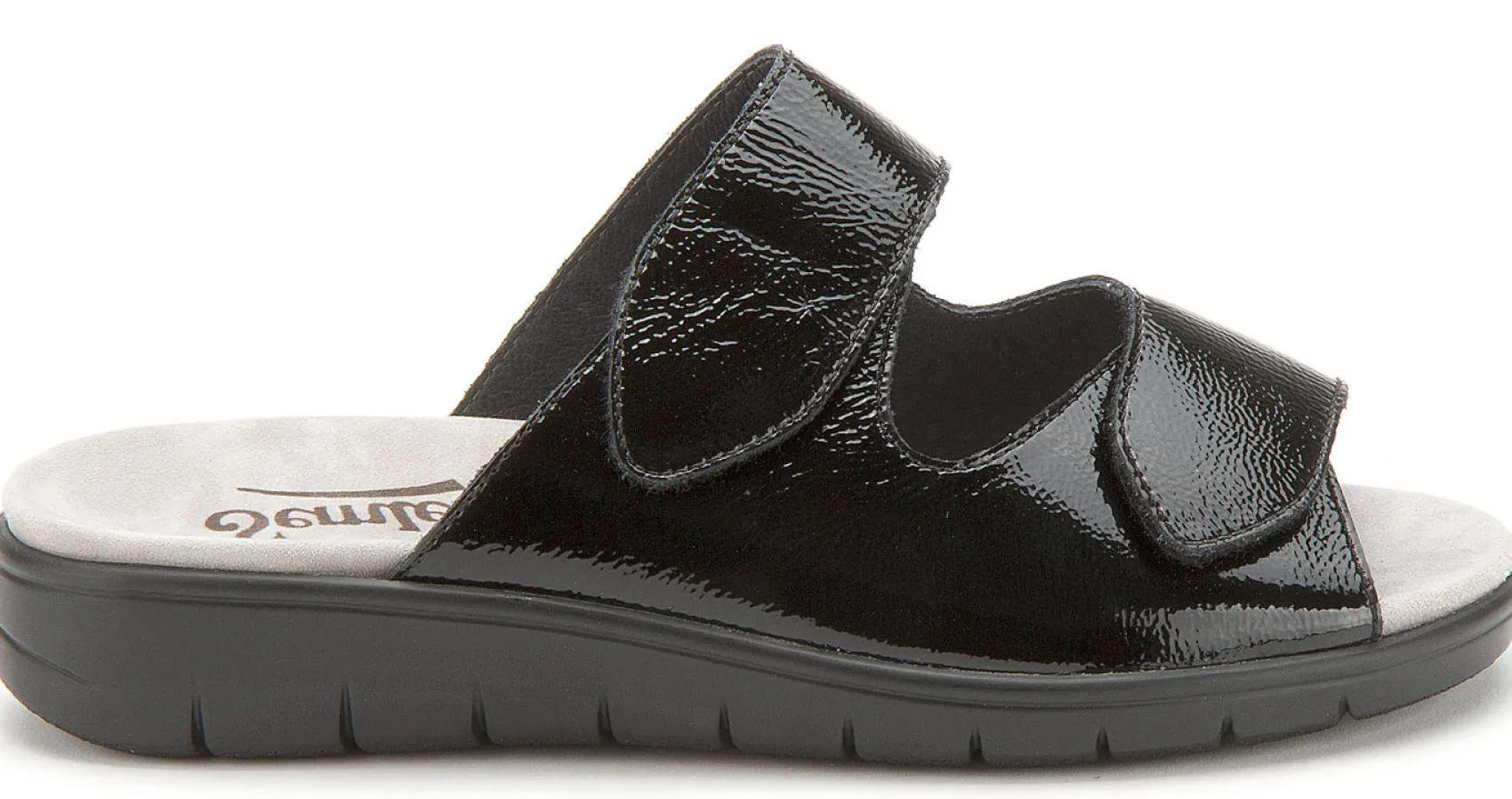 Sandalen|Pantoletten|semler Pantolette in Untergrößen Schwarz