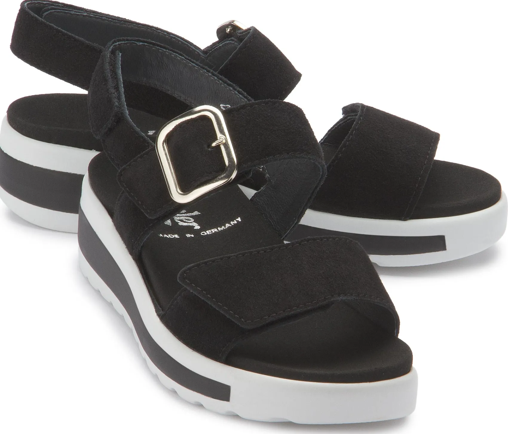 Sandalen|semler Sandale in Untergrößen Schwarz