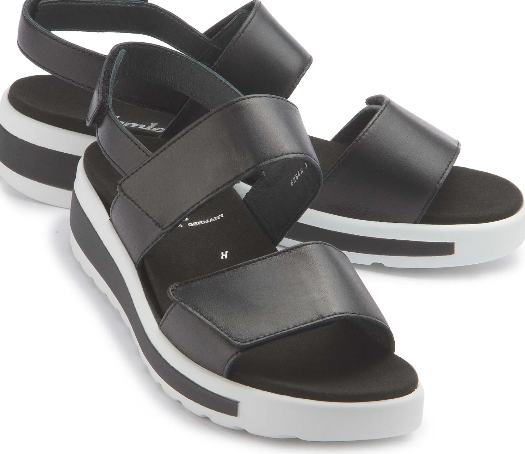 Sandalen|semler Sandale in Untergrößen Schwarz