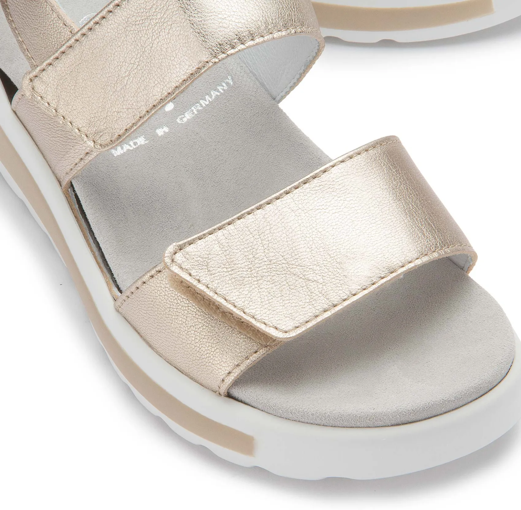 Sandalen|semler Sandale in Untergrößen Gold
