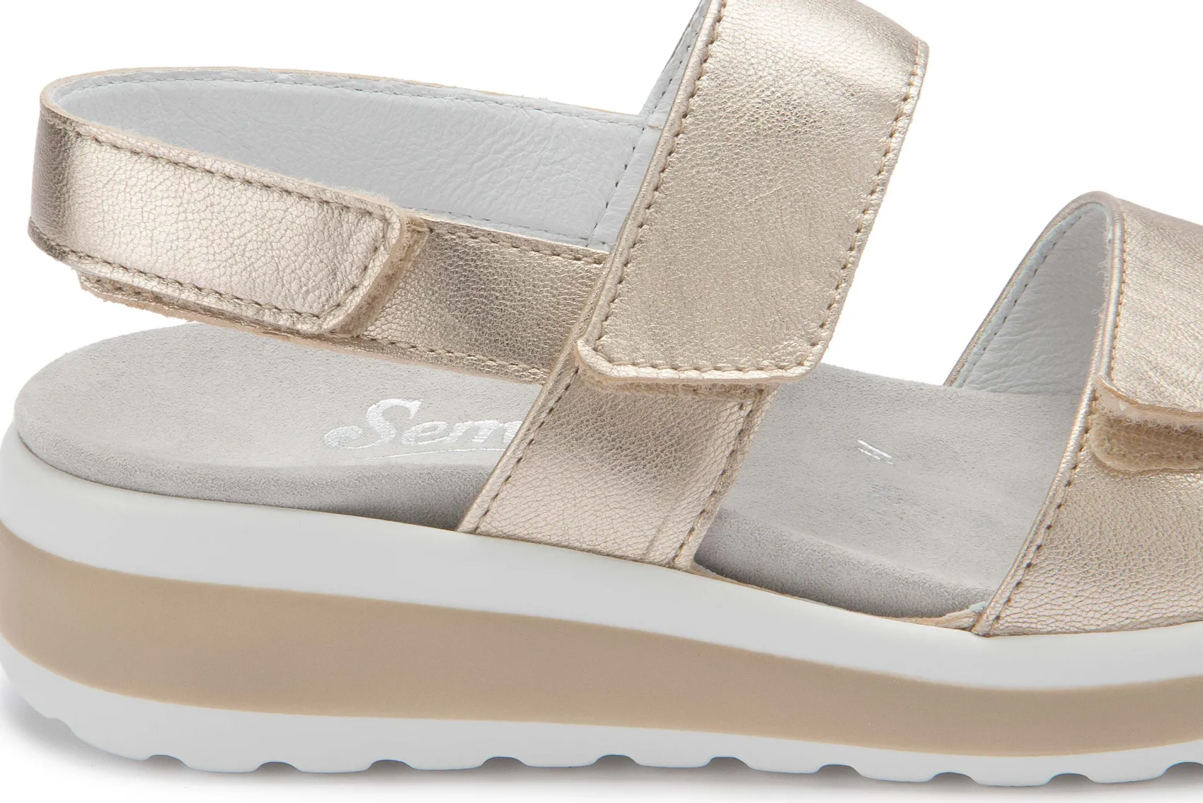 Sandalen|semler Sandale in Untergrößen Gold