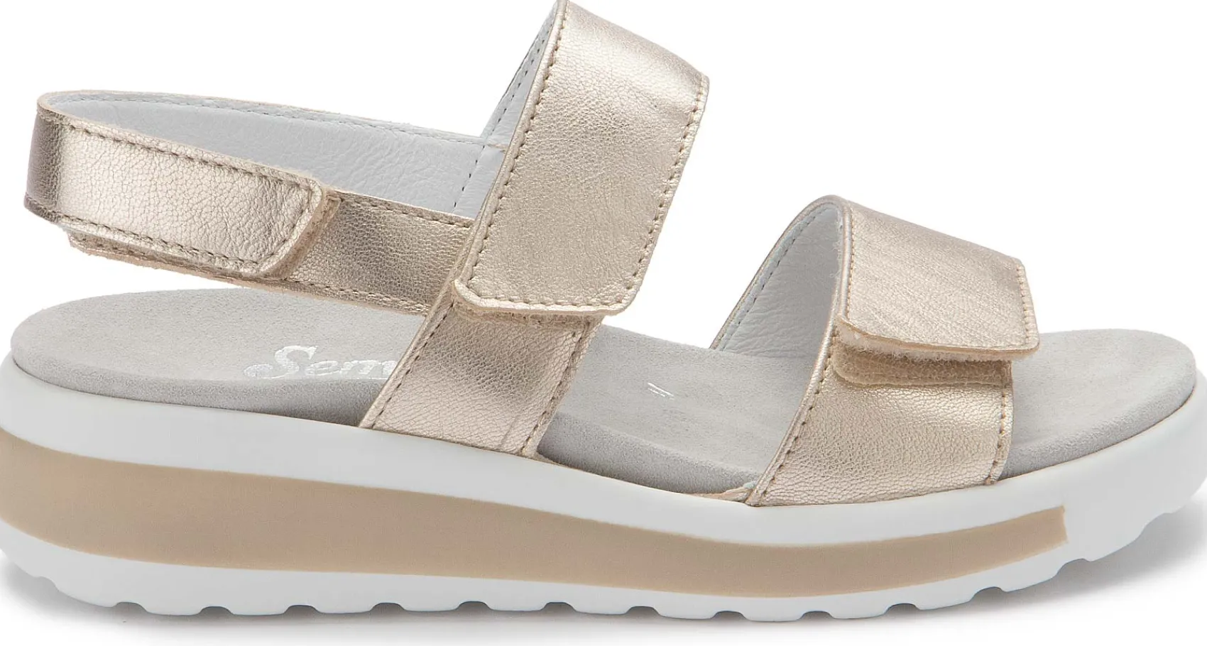 Sandalen|semler Sandale in Untergrößen Gold