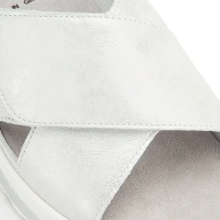 Sandalen|semler Sandale in Untergrößen Silber